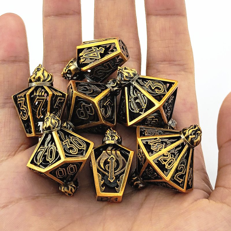 Mini Planet: Discover Premium Metal DND Dice Sets Including D10, D6 D8 D20, Custom Dice for Epic Dungeons and Dragons Campaigns