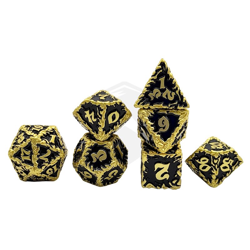 DND Metal Dice Polyhedral Dice Set for RPG D&D MTG Dungeons and Dragons Dice Set