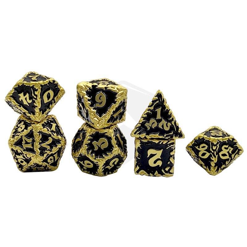 DND Metal Dice Polyhedral Dice Set for RPG D&D MTG Dungeons and Dragons Dice Set