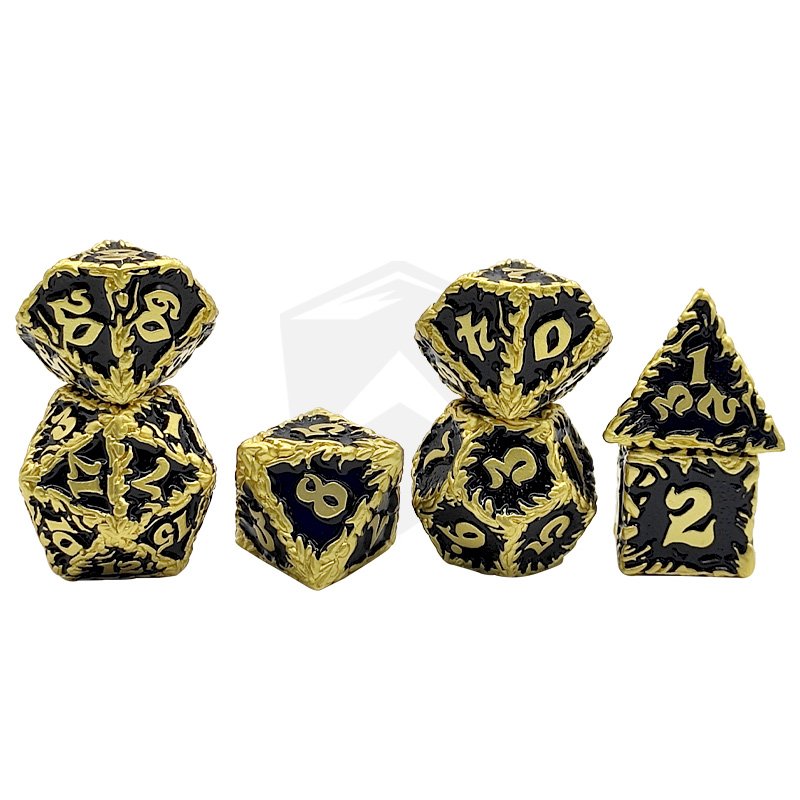 DND Metal Dice Polyhedral Dice Set for RPG D&D MTG Dungeons and Dragons Dice Set