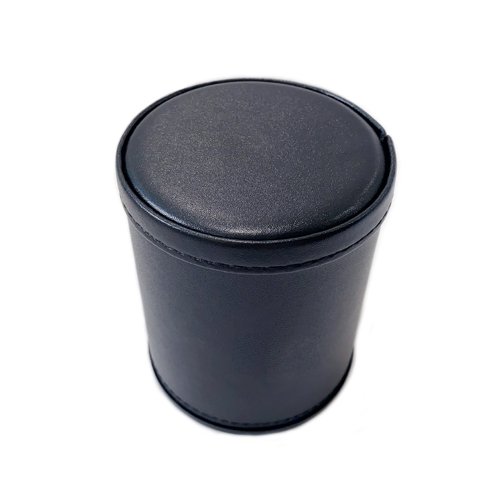 Custom shaker dice cup PU leather dice cup with custom logo