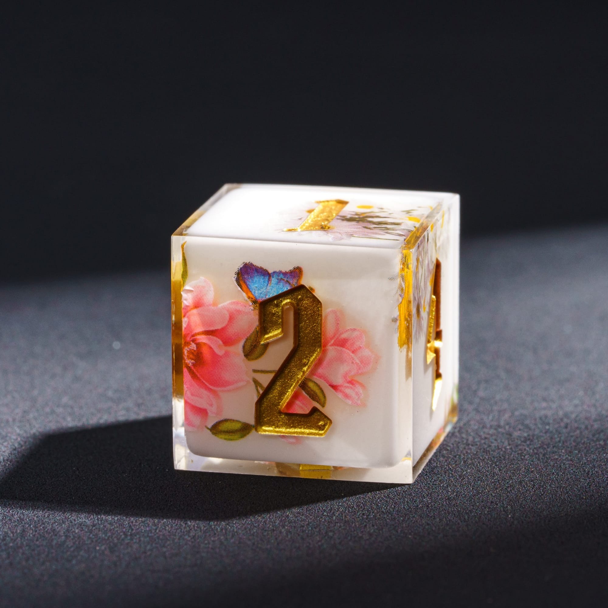 Udixi custom Polyhedron resin dice rpg set Sharp Edge dungeons and dragons Random casing board games dice
