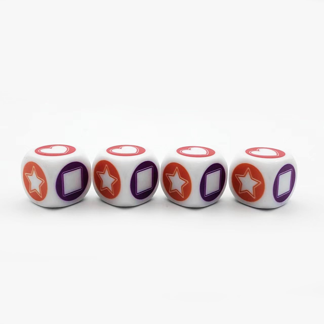 Wholesale Custom Personalized Rounded Board Game Rounded Dice Colored Should Brush Dice Custom Logo Dice