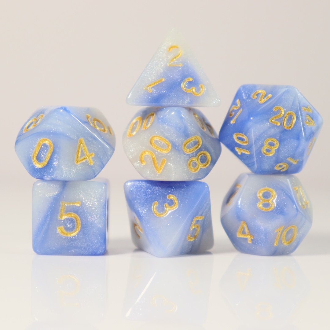 Wholesale Customized High Quality Two-color standard color dragon Dice Set for DND Game