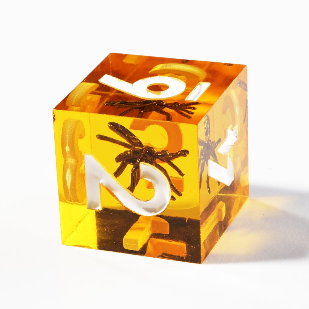MINI PLANET Handmade DND Dice Set Mosquito Polyhedral Dice TRPG Dungeons&Dragons Game Wholesale Custom Resin DND Dice Sets