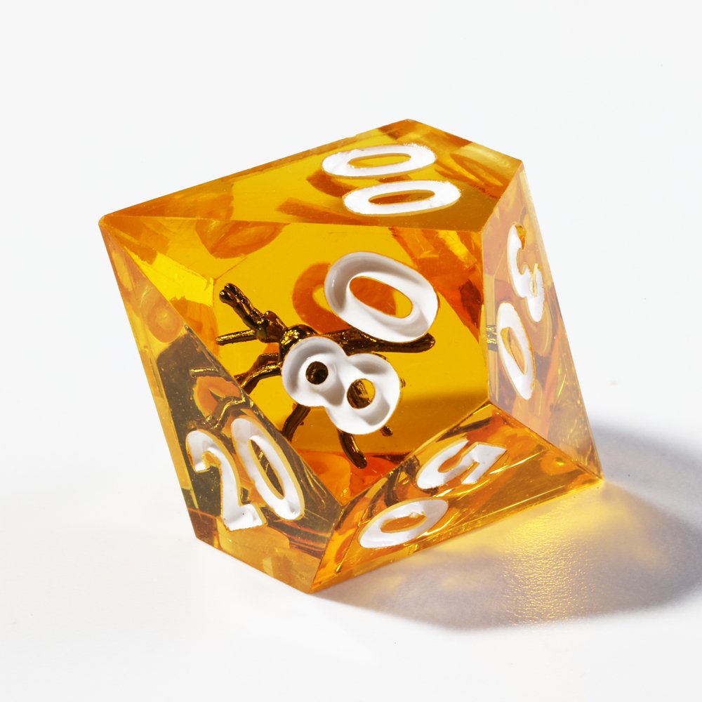 MINI PLANET Handmade DND Dice Set Mosquito Polyhedral Dice TRPG Dungeons&Dragons Game Wholesale Custom Resin DND Dice Sets
