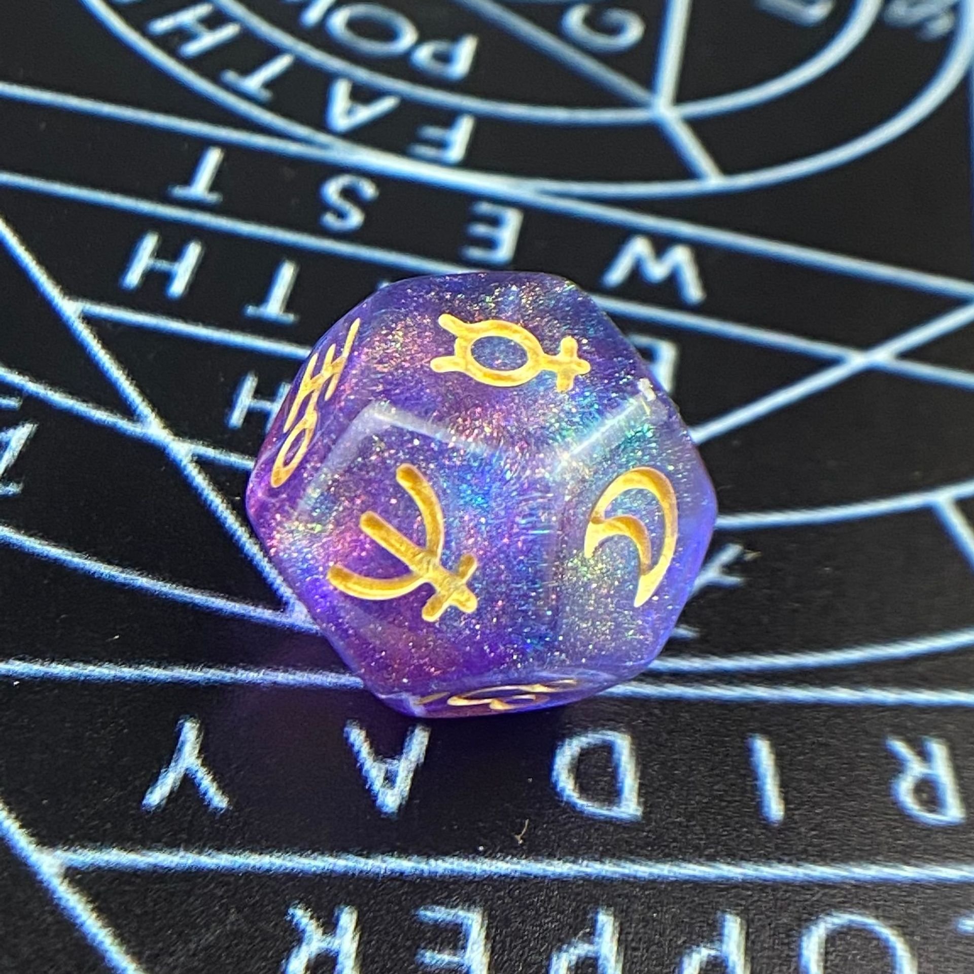 DND rpg Dungeons and Dragons acrylic custom polyhedral 20 sides double multi colors plastic dice sets