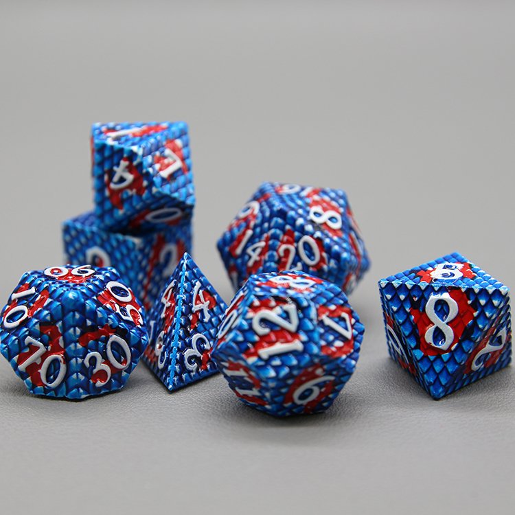 custom dragon dice bulk polyhedral dice set dnd game dragon scale dice