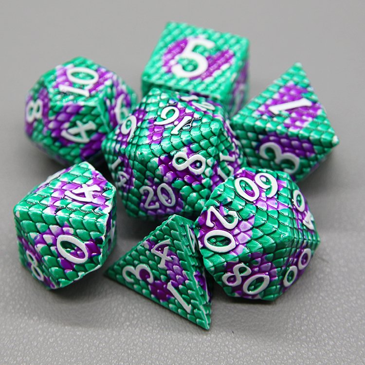 custom dragon dice bulk polyhedral dice set dnd game dragon scale dice