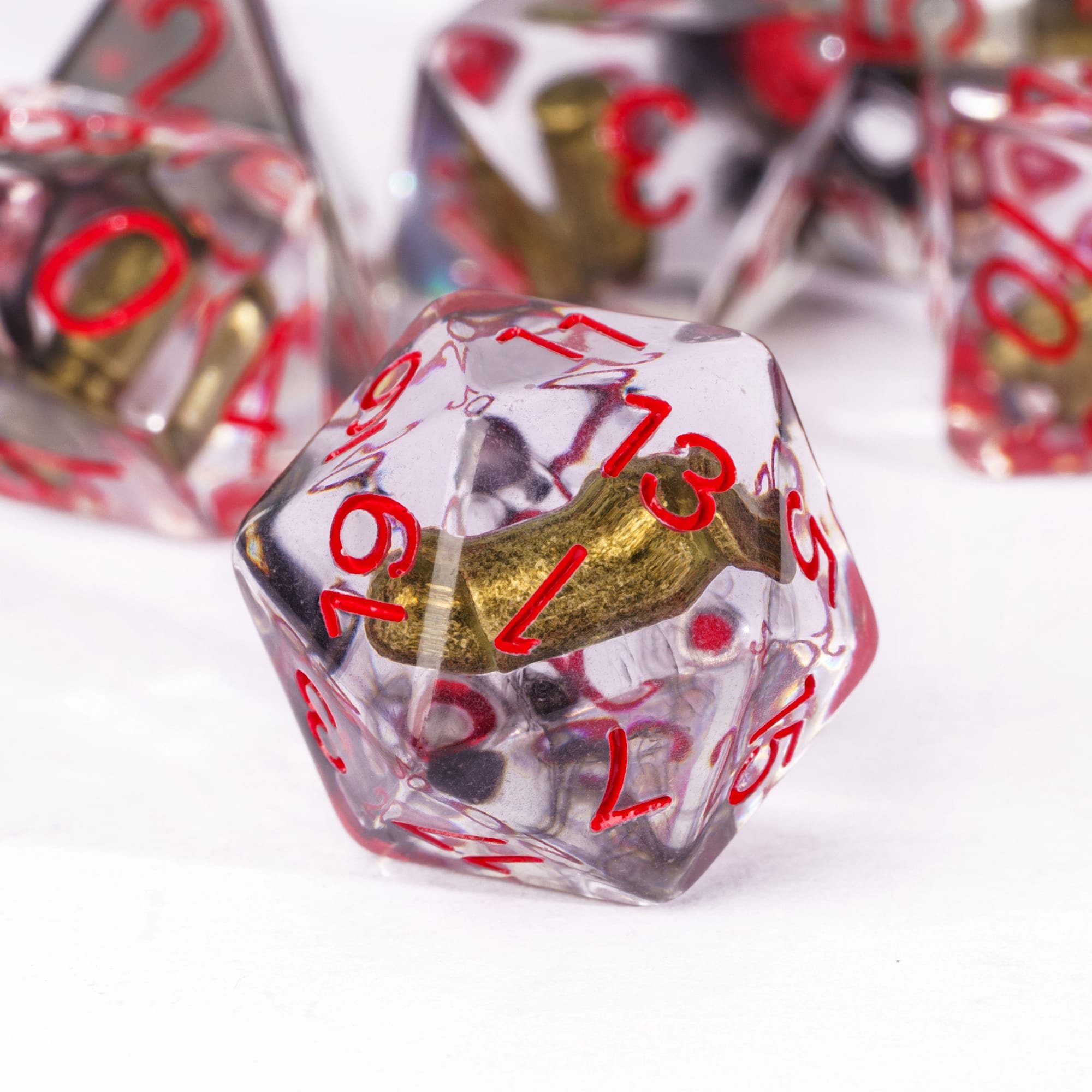 Udixi Bullets Dice Dungeons and Dragons board game DND resin dice