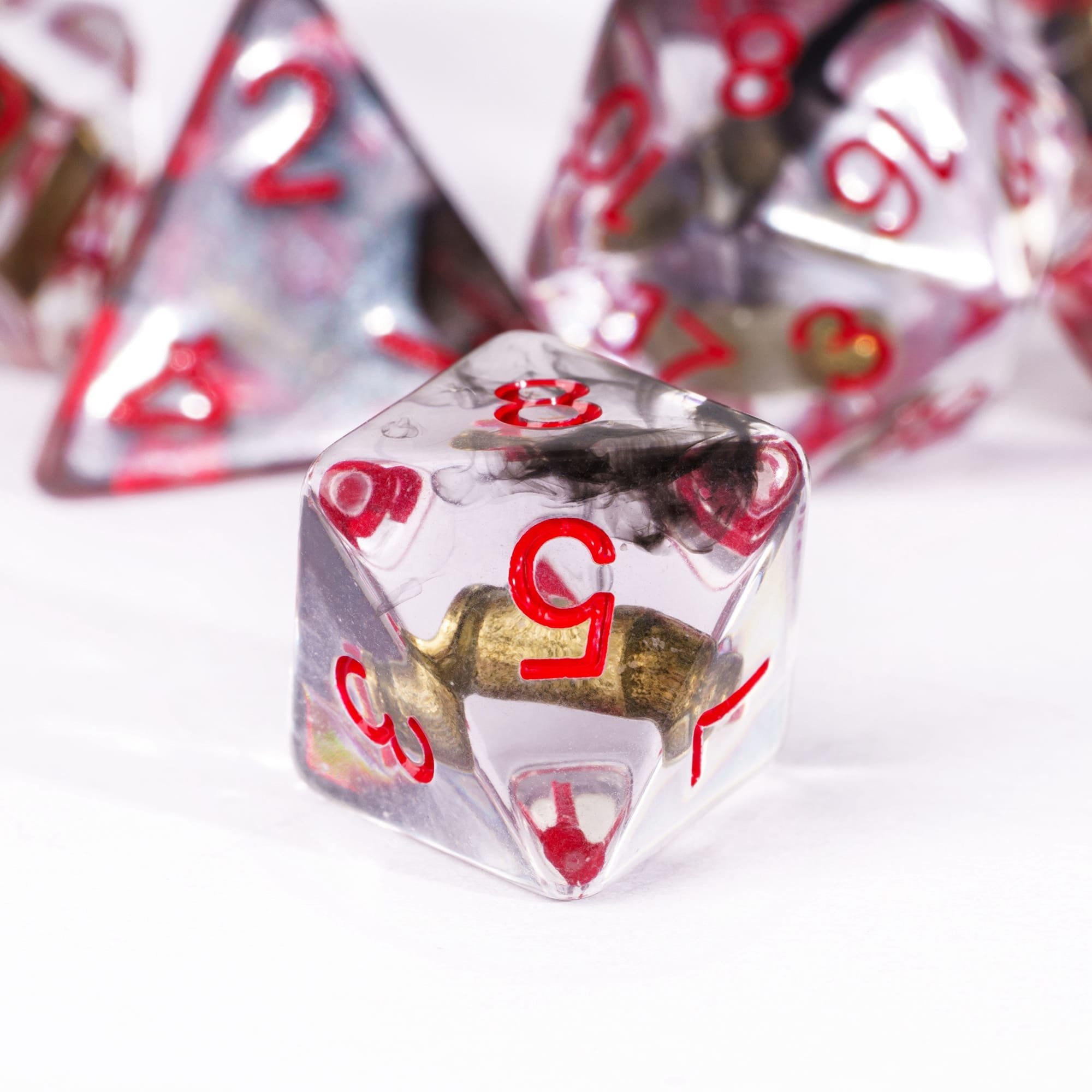 Udixi Bullets Dice Dungeons and Dragons board game DND resin dice