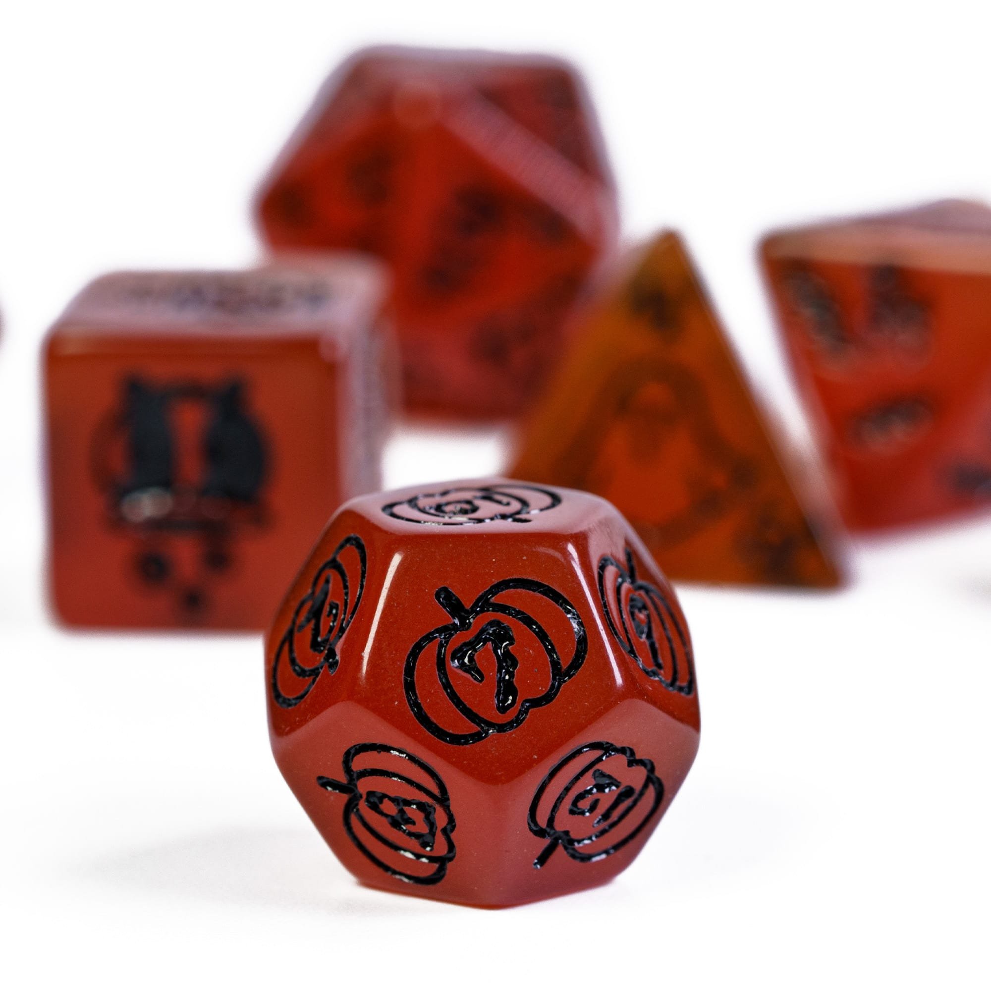 Udixi custom polyhedral Halloween Dungeons and Dragons dnd Dice role-playing game rpg board game resin Dice Set