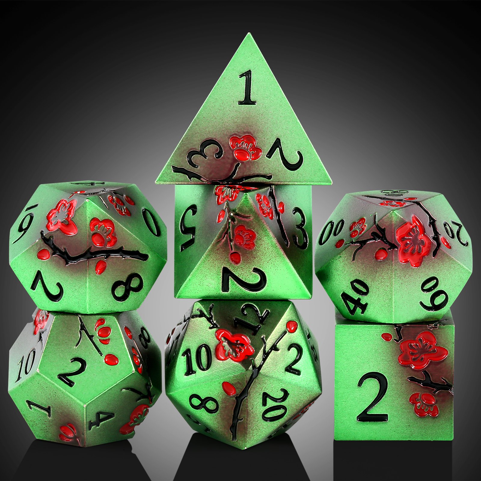 New Design Custom Metal Dice Gaming Dice Dnd Role Playing Dice Set D&D for Dungeons and Dragons Tabletop Game