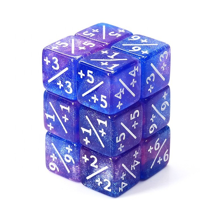 Custom Counter Dice Polyhedral Dice Acrylic Plastic Dice Set for for Dungeons and Dragon RPG Games