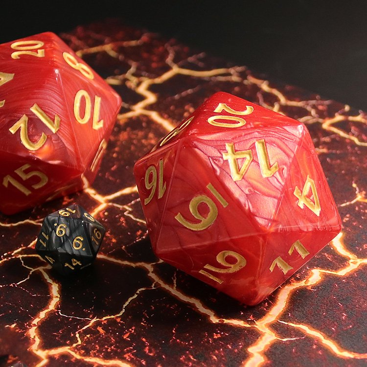 55mm Titan Dice Polyhedral Dice Set for Dungeons and Dragon RPG Entertainment Game