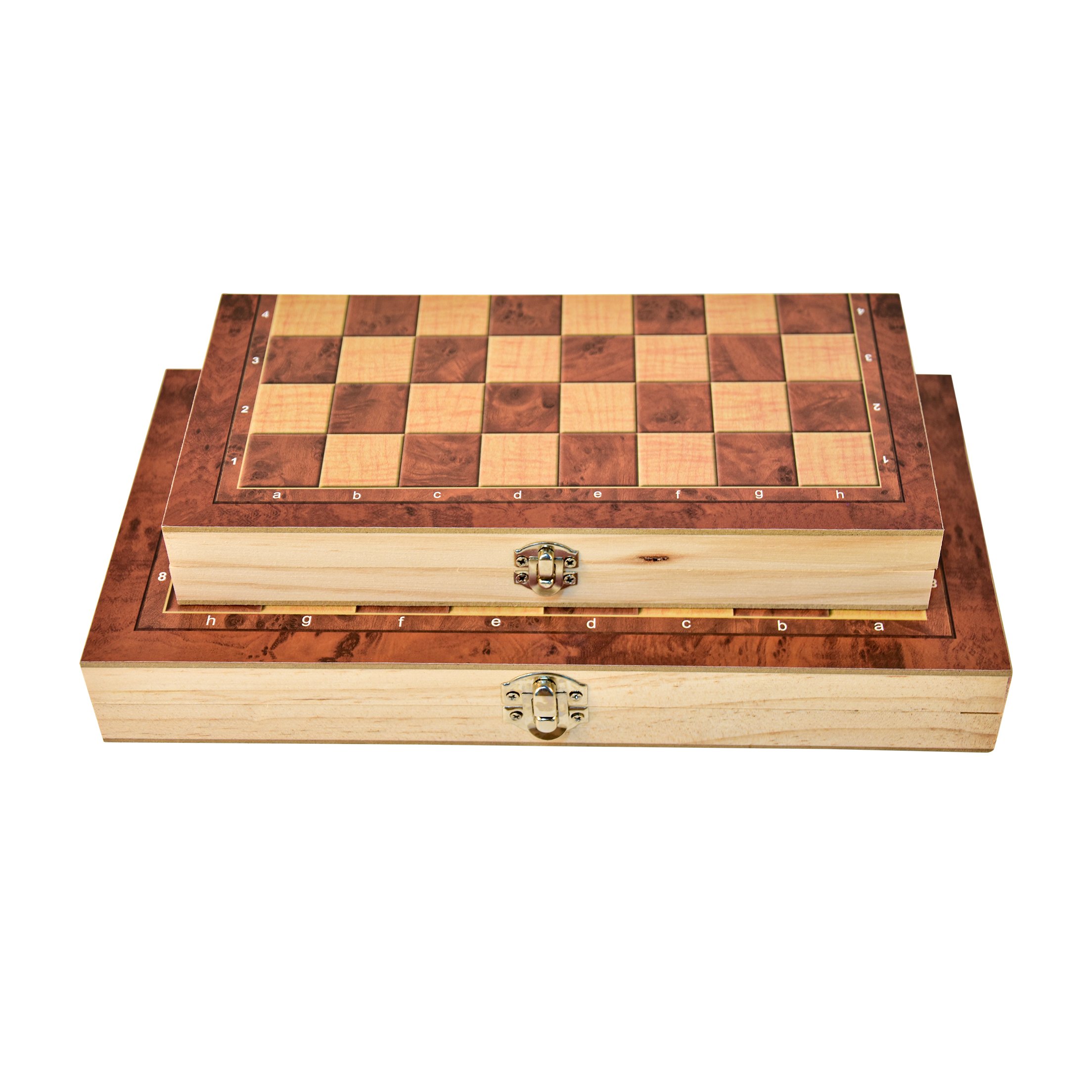 Luxury Chess Game Set with Chips Dices Dice Cups Travel Leather Professional Backgammon