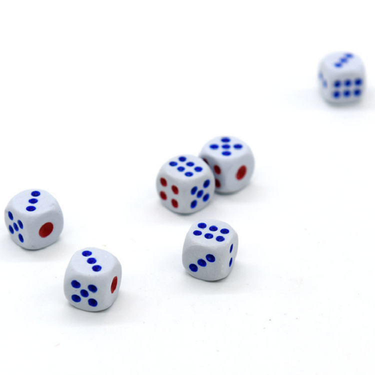 12mm 14mm 16mm size plastic dice KTV bar family dice game backgammon dice