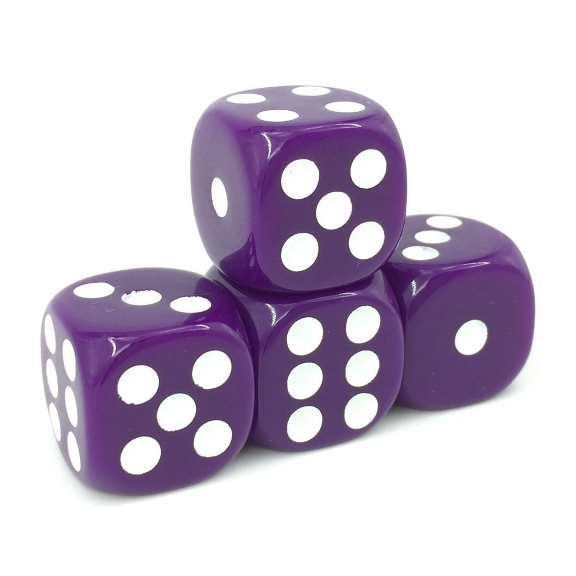 16mm Dice with Opaque Color Effect Resin Material Custom Logo for Game Board Dungeons and Dragons Entertainment