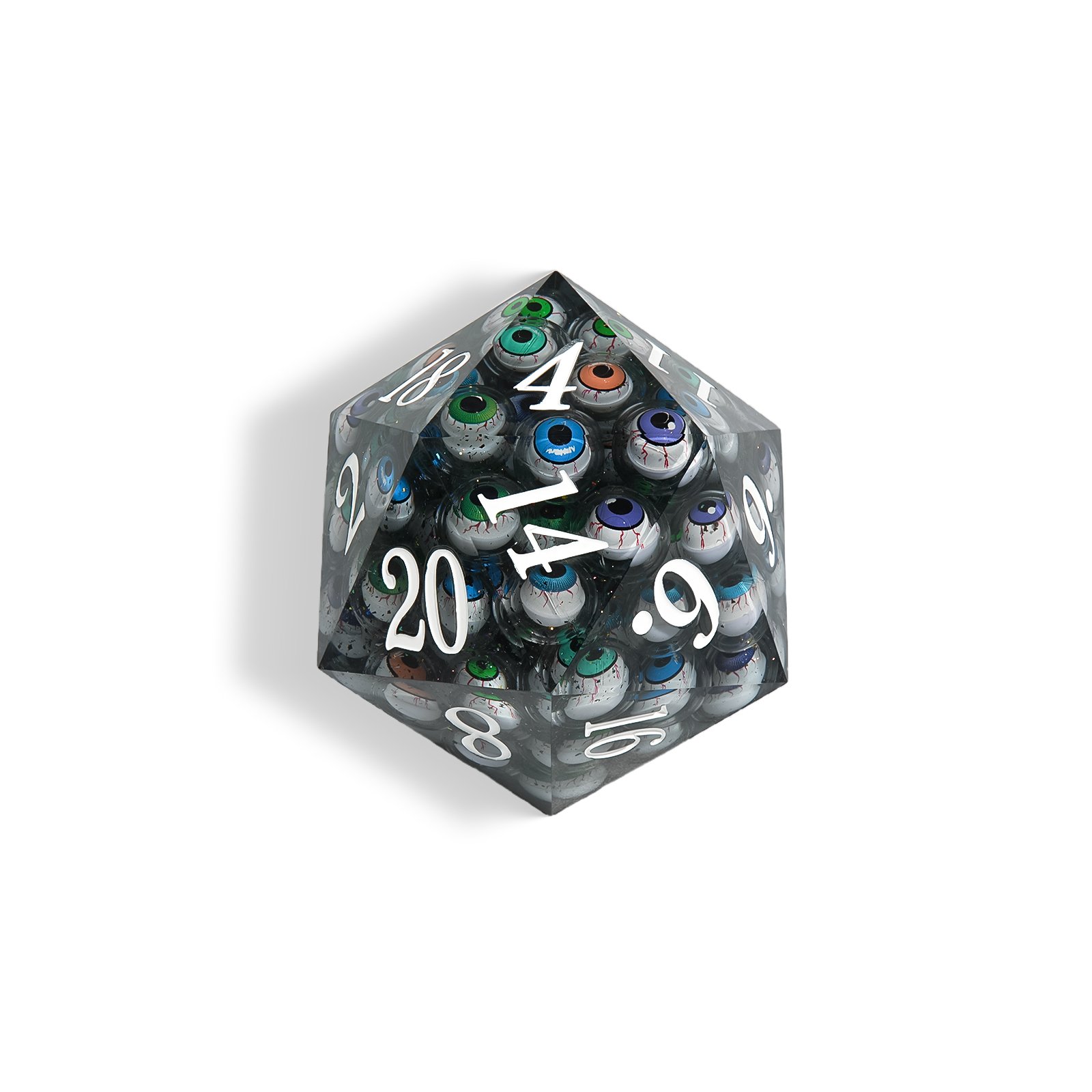 1Pcs Liquid Eye Dice Resin Polyhedral Dice For DND Role Games Playing D20