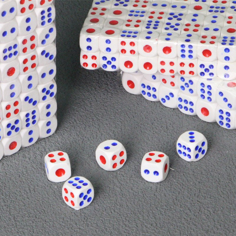 Factory custom size high quality acrylic dice set precision casino grade dices game dice for ktv / bar club entertainment game