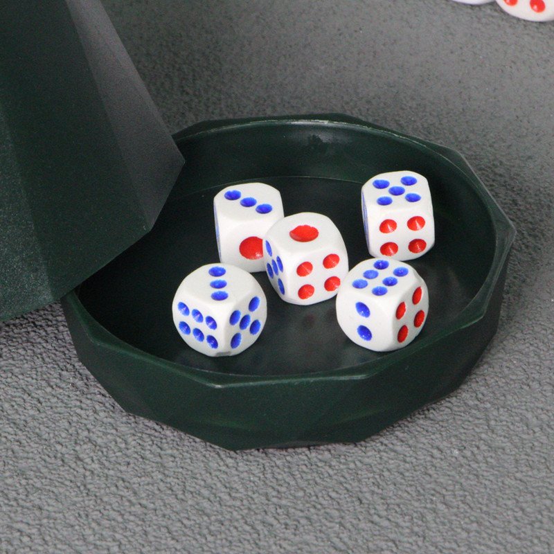 Factory custom size high quality acrylic dice set precision casino grade dices game dice for ktv / bar club entertainment game
