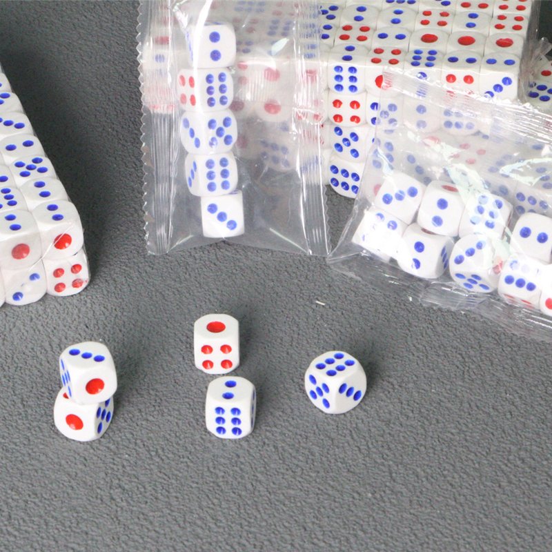 Factory custom size high quality acrylic dice set precision casino grade dices game dice for ktv / bar club entertainment game