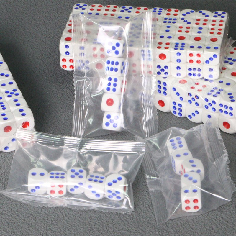 Factory custom size high quality acrylic dice set precision casino grade dices game dice for ktv / bar club entertainment game