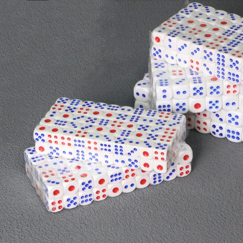 Factory custom size high quality acrylic dice set precision casino grade dices game dice for ktv / bar club entertainment game