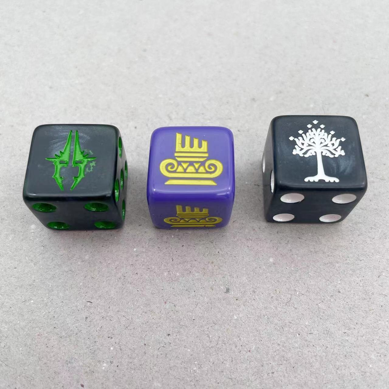 custom 6 sided plastic dice engraved printed custom dice for board game