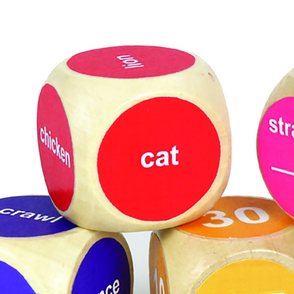 Custom Logo Wooden Cube Dice for Game Date Night Food Decision Tool for Valentines Christmas Birthday Entertaining Gifts
