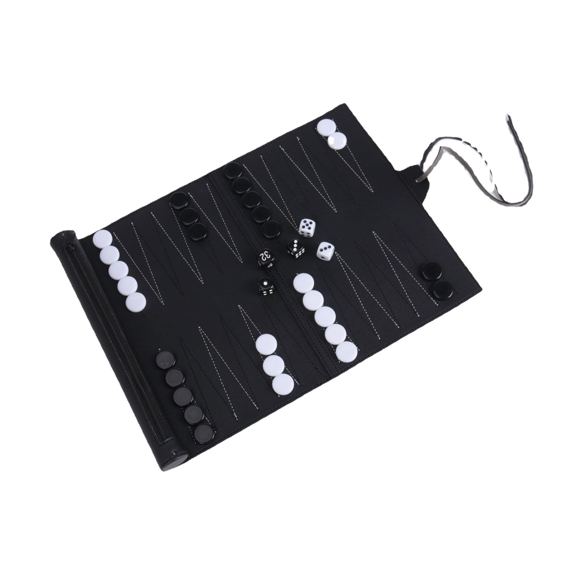 Backgammon portable backgammon set Custom LOGO Suitable for all ages For Wedding Gift