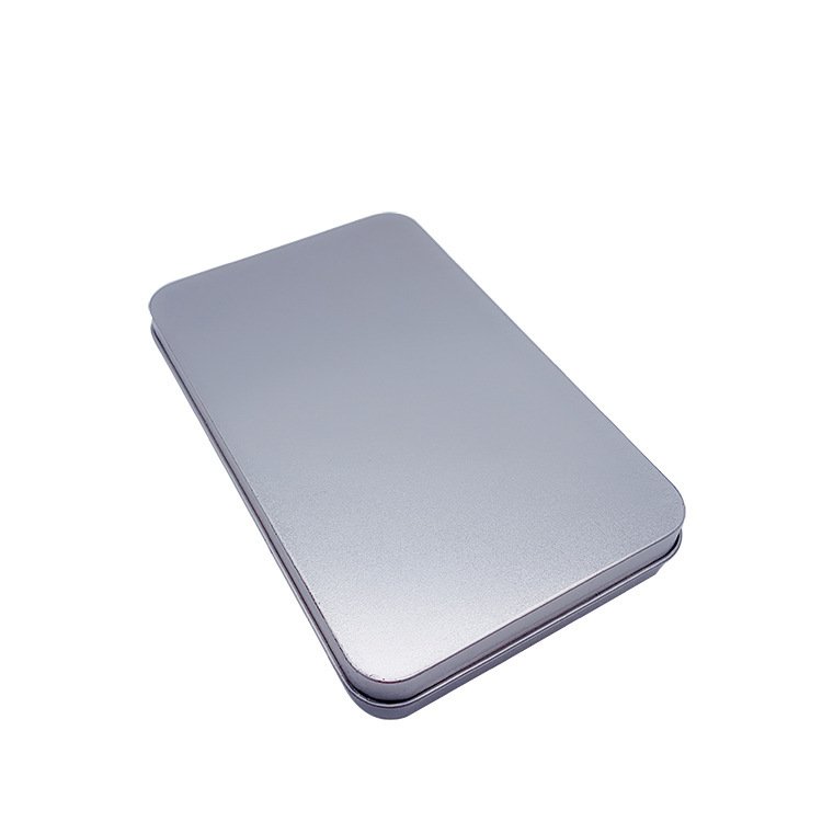 wholesale flat lid rectangle metal food can slim talldnd dice premium tin boxes for sweets rectangular tin box