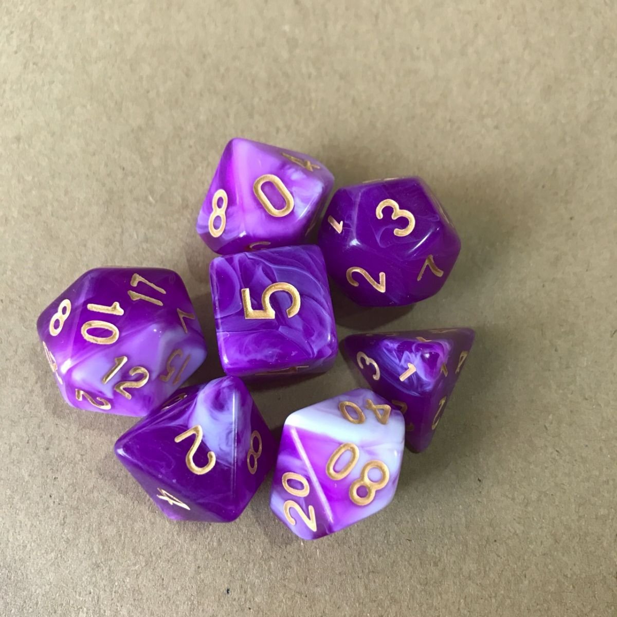 High Quality bulk dungeons and dragons rounded corners d20 gaming rpg board cheap polyhedral dice set
