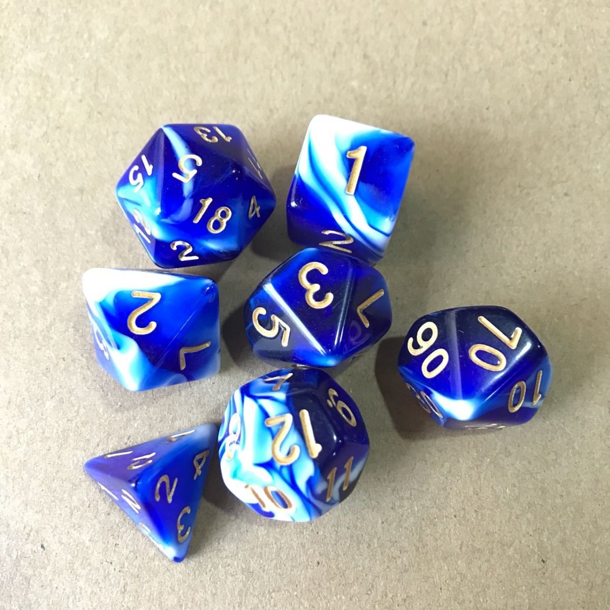 High Quality bulk dungeons and dragons rounded corners d20 gaming rpg board cheap polyhedral dice set