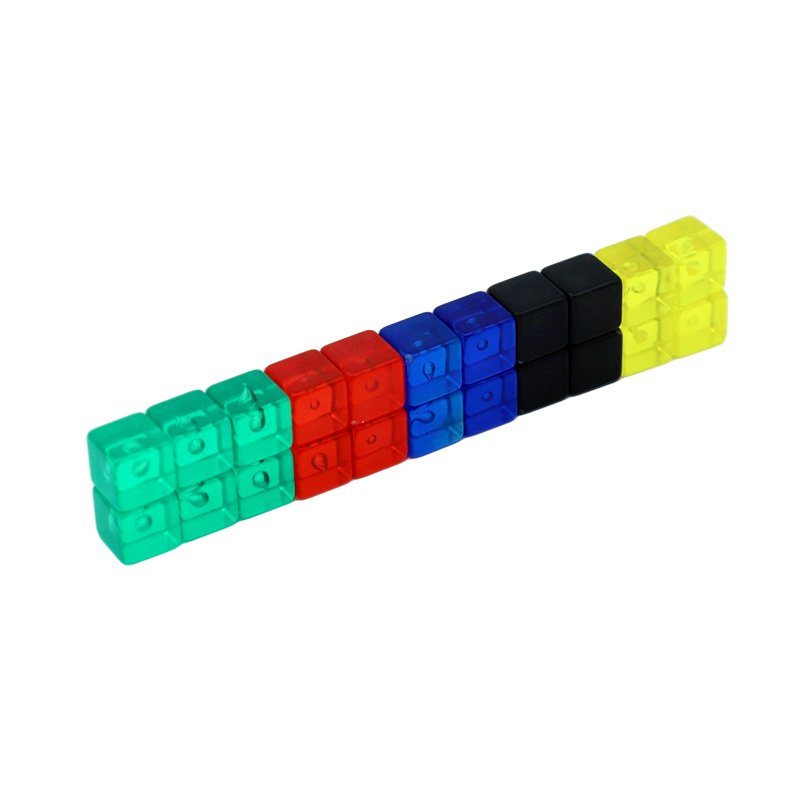 Customizable 9.5mm Resin Dice with Straight Corners dnd dice set bulk