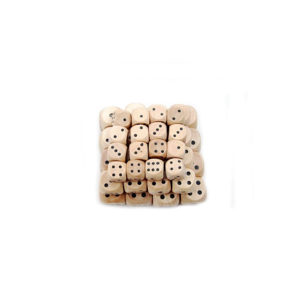 2020 Hot Sale Rounded Corners Wooden Dice for KTV Bar Entertainment Games