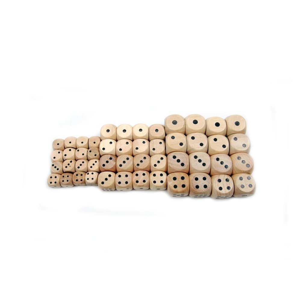 2020 Hot Sale Rounded Corners Wooden Dice for KTV Bar Entertainment Games