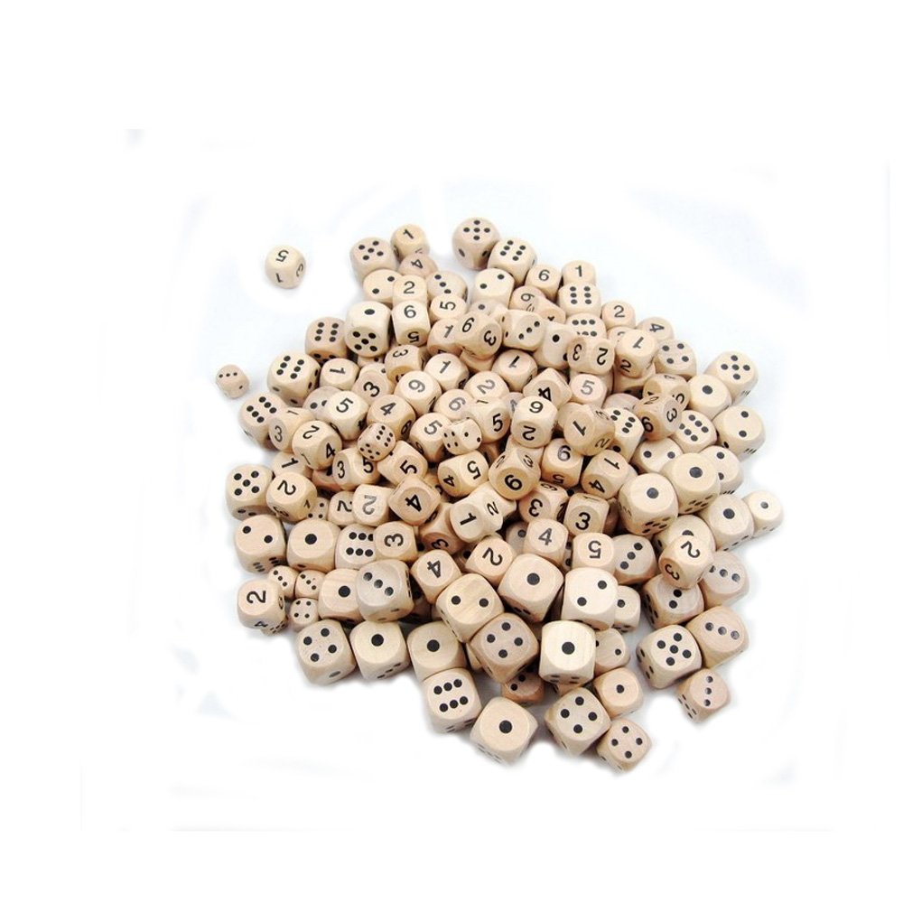 2020 Hot Sale Rounded Corners Wooden Dice for KTV Bar Entertainment Games