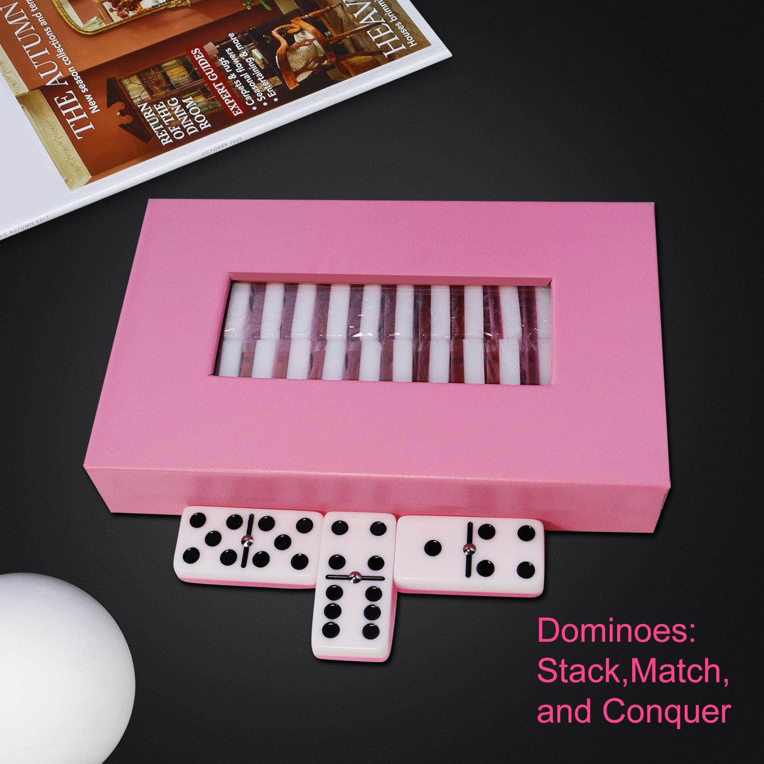 Custom eco-friendly melamine material Domino set domino Domines Factory