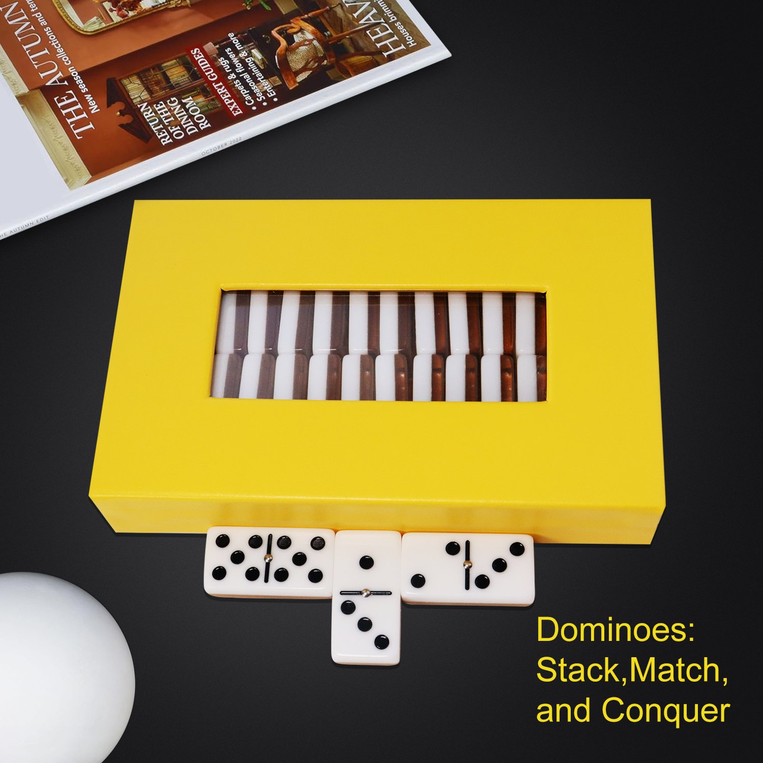 Custom eco-friendly melamine material Domino set domino Domines Factory