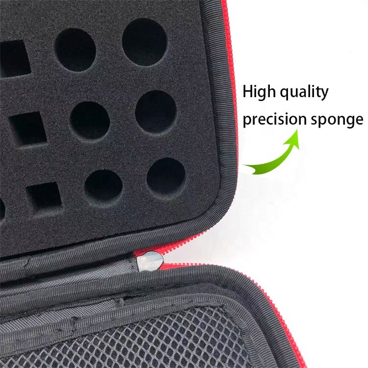 Portable EVA large Storage organizer Box DND Dice Set Bag with Mesh Pockets