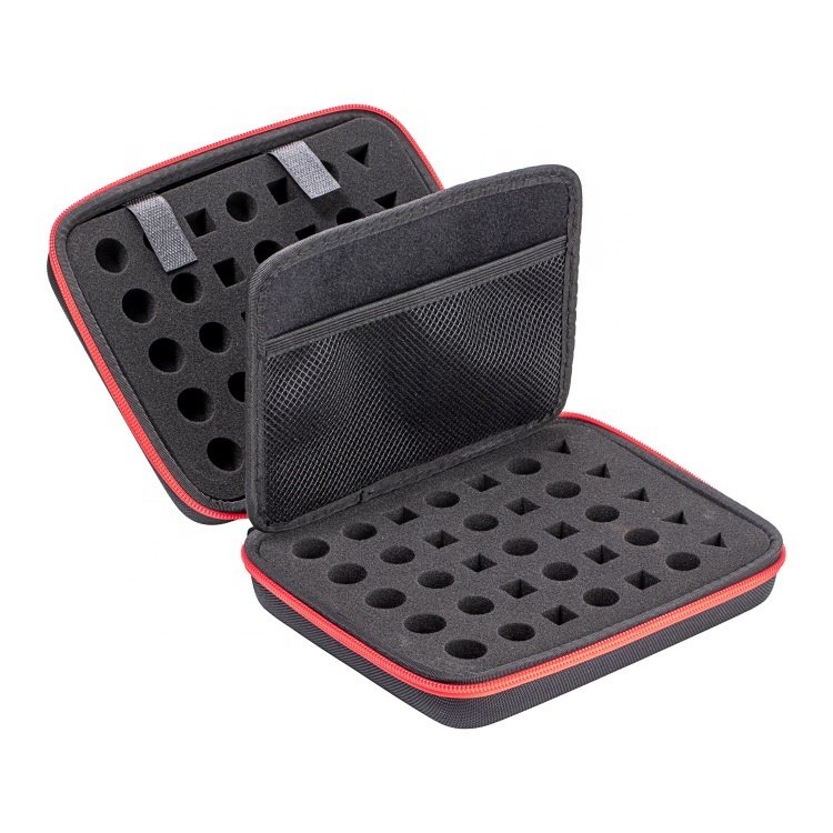 Portable EVA large Storage organizer Box DND Dice Set Bag with Mesh Pockets