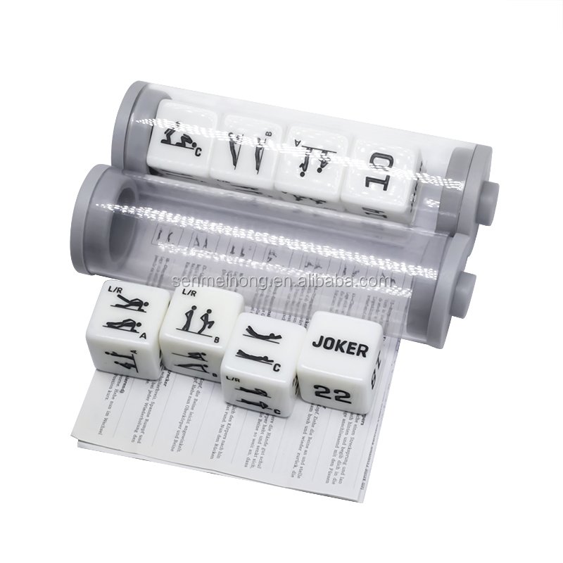 25MM Carved Fitness Dice with 4 dice in one set for Bodyweight Fitness