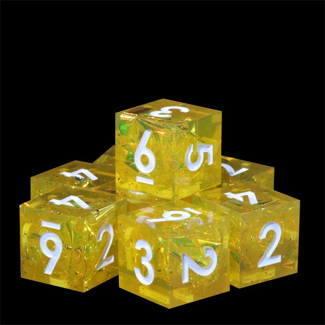 Mini Planet Wholesale resin dnd dice set Dragon and Dungeon PolyhedralSharp Edges Dice RPG board role-playing games Dice