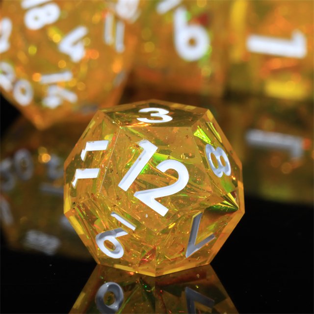 Mini Planet Wholesale resin dnd dice set Dragon and Dungeon PolyhedralSharp Edges Dice RPG board role-playing games Dice