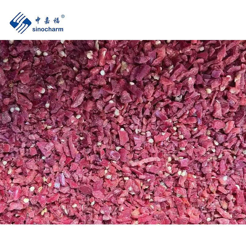 Sinocharm BRC A Fresh Frozen Cut Diced Hot Green Red Chili Pepper Chili from China