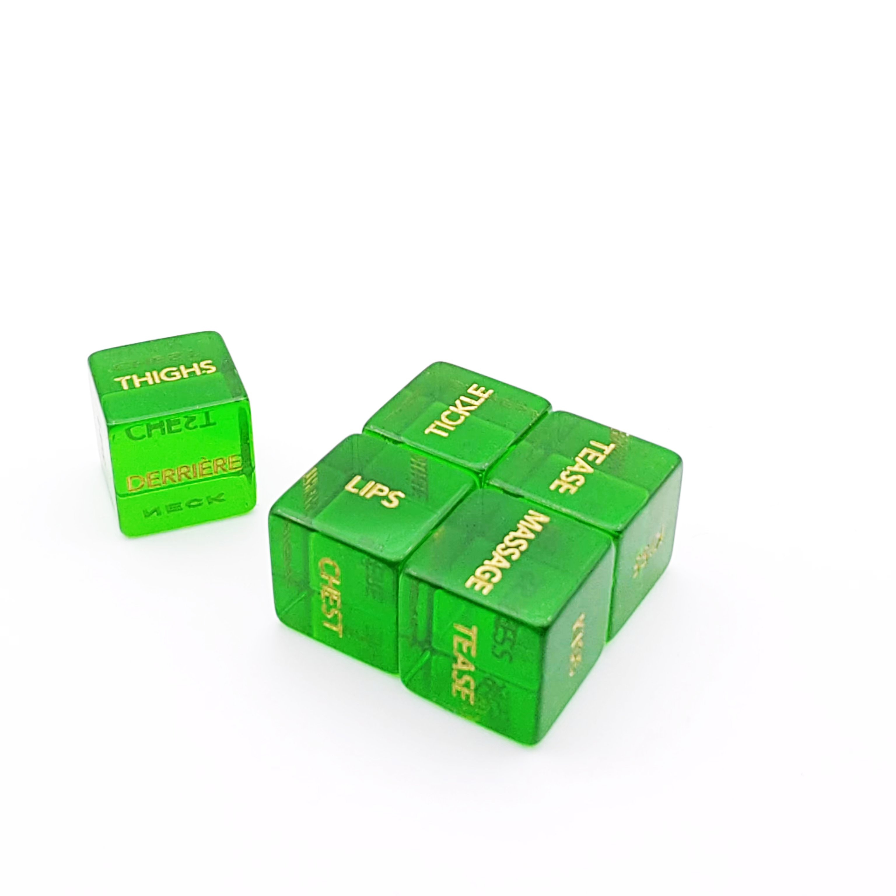 Wholesale Custom Personalized Logo Transparent Engrave Dice Acrylic Adult Sexy Resin 16mm Dice