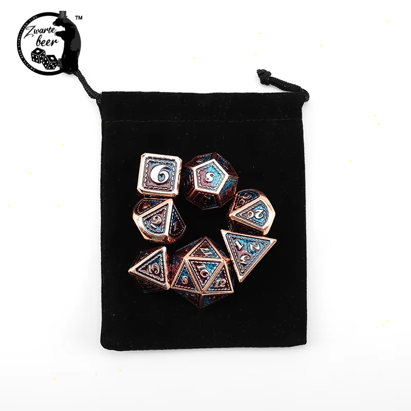 Custom 20mm Metal diceDicing D20 Bulk Dragon Scales Dice Game Wholesale Polyhedral Rpg Dnd Dice Set