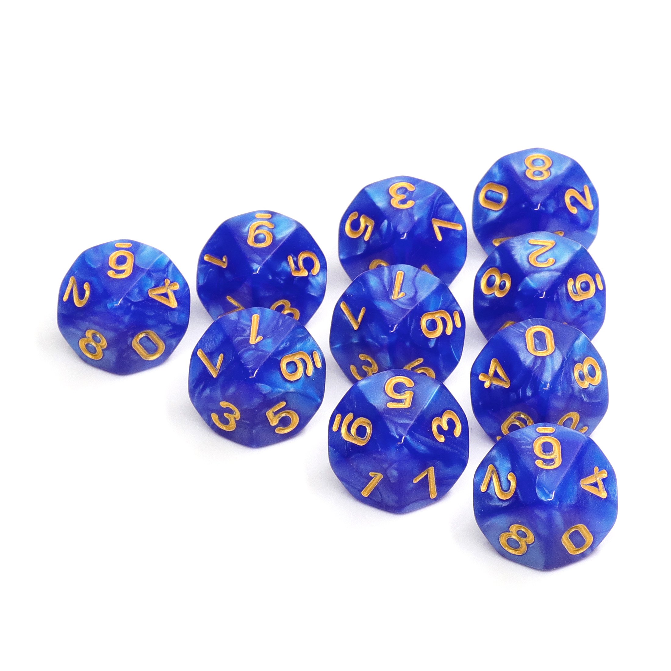 Custom Game Dice Set 10 PCS Board Game Dice For Entertainment Games