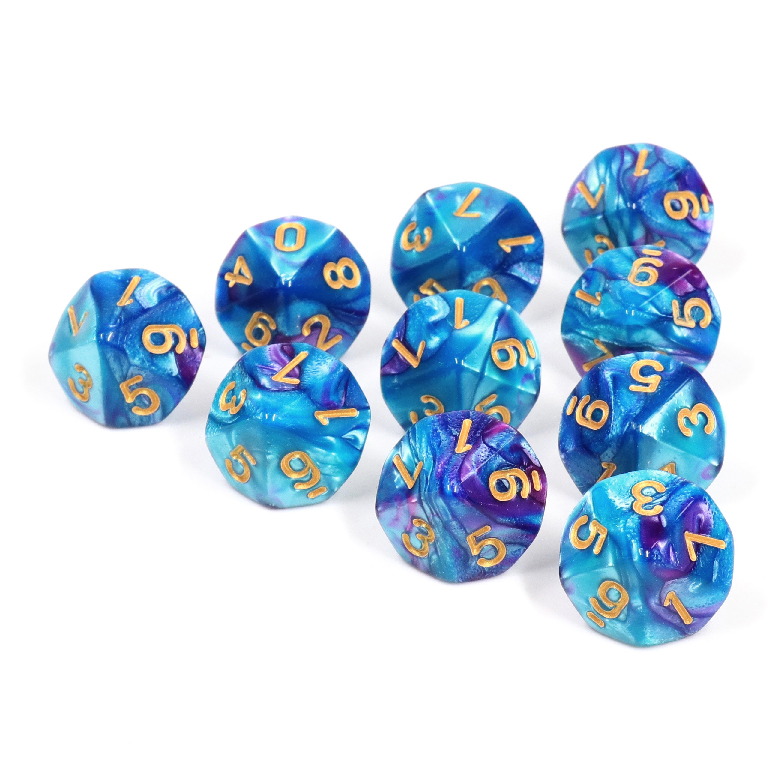 Custom Game Dice Set 10 PCS Board Game Dice For Entertainment Games